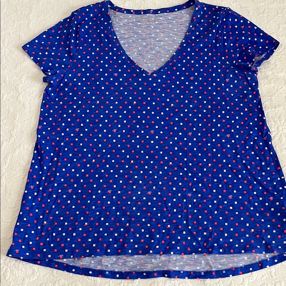 Lilly Pulitzer Etta Vneck T-Shirt Relaxed Fit